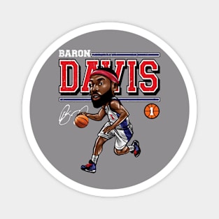 Baron Davis Los Angeles C Cartoon Magnet